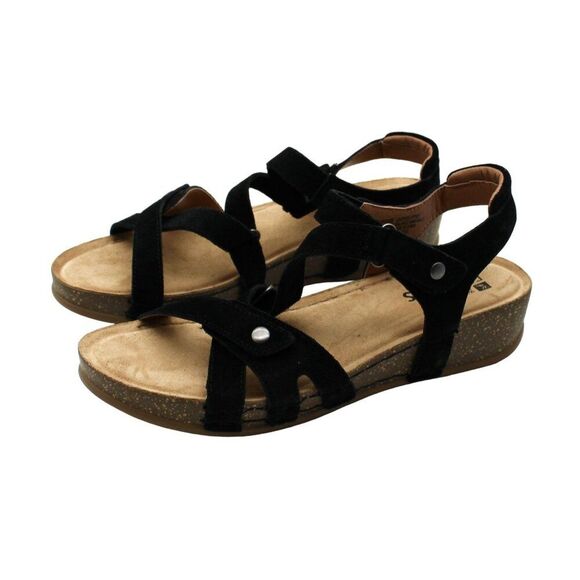 White Mountain Black Sandals - Picture 4 of 8